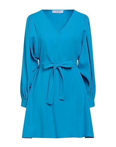 KAOS Short dress Azure 95% Polyester, 5% Elastane