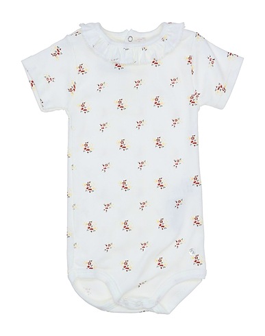 PETIT BATEAU Baby bodysuit White 100% Cotton