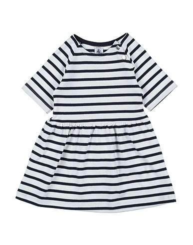 PETIT BATEAU Kleid Weiß 100% Baumwolle