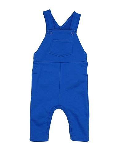 PETIT BATEAU Βρεφική ολόσωμη φόρμα  Έντονο μπλε 100% Βαμβάκι