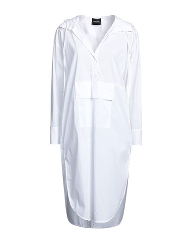 SIMONETTA RAVIZZA Midi dress White 100% Cotton