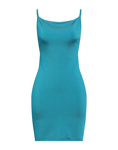 GUESS Sheath dress Azure 89% Viscose, 9% Polyester, 2% Elastane
