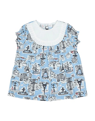PETIT BATEAU Babykleid Azurblau 100% Baumwolle
