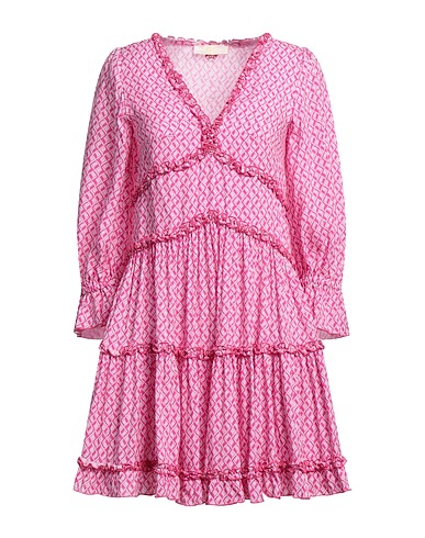 IU RITA MENNOIA Short dress Fuchsia 100% Viscose