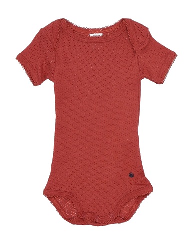 PETIT BATEAU Baby bodysuit q Rust 100% Cotton