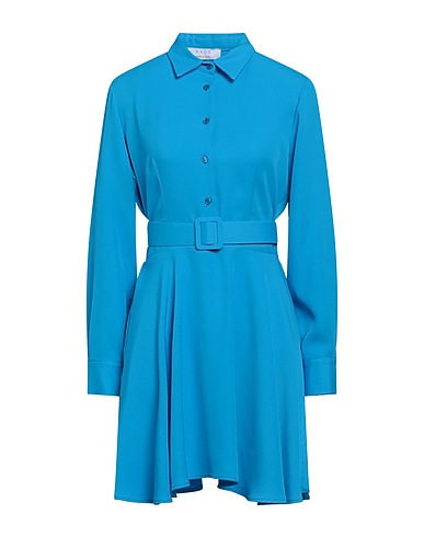 KAOS Short dress Azure 95% Polyester, 5% Elastane