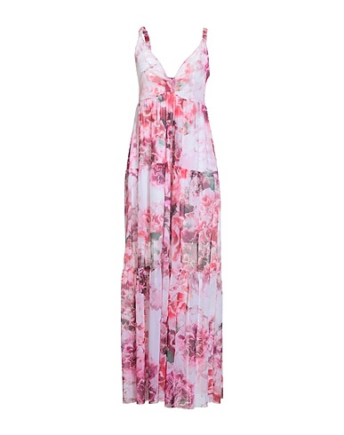 ANGELO MARANI Long dress Fuchsia 92% Polyamide, 8% Elastane