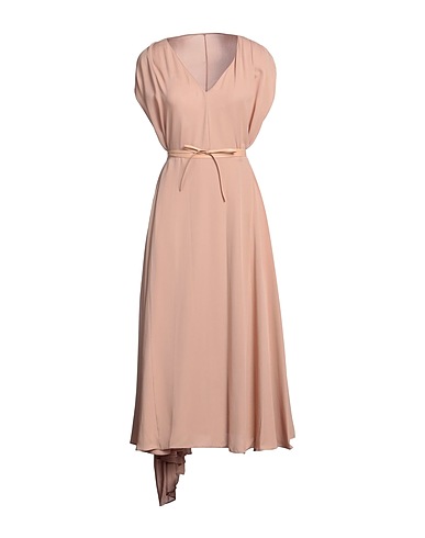 VALENTINO GARAVANI Midi dress Blush 91% Viscose, 9% Elastane