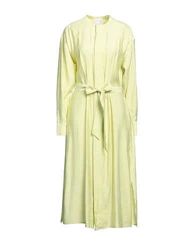 FORTE_FORTE Long dress Light green 88% Viscose, 12% Polyester