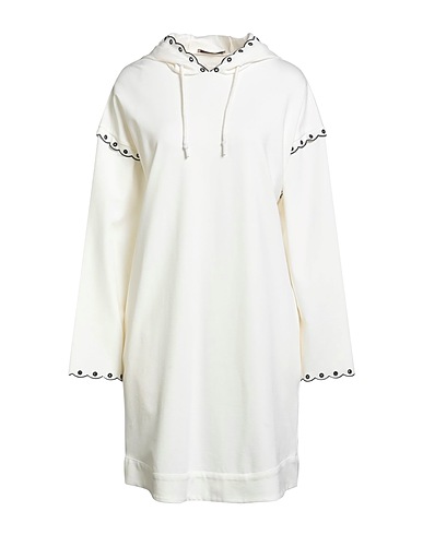 TWINSET Vestito corto Bianco 68% Viscosa, 27% Poliammide, 5% Elastan, Poliestere