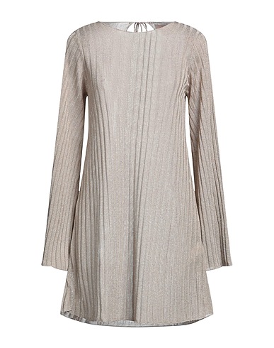 NOCOLD Kurzes Kleid Beige 54% Viskose, 46% Polyester