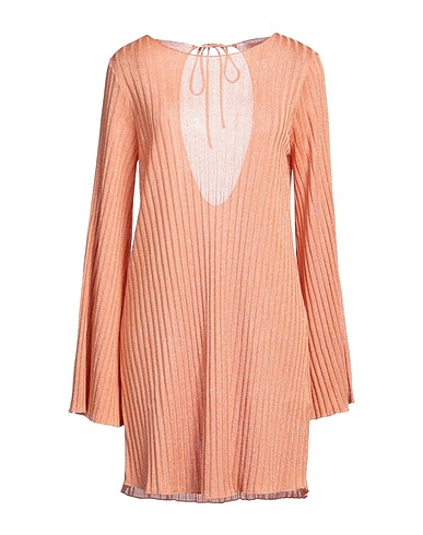 NOCOLD Short dress Orange 54% Viscose, 46% Polyester