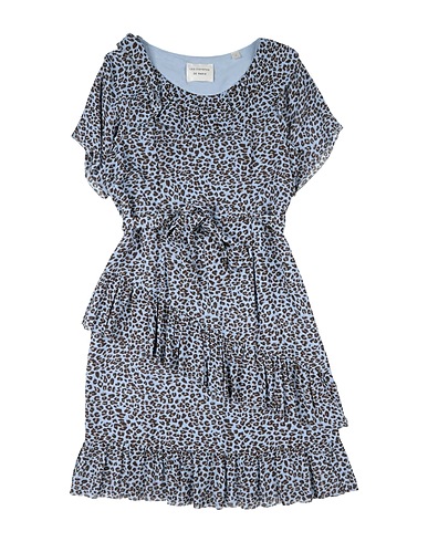 LES COYOTES DE PARIS Dress Sky blue 100% Viscose