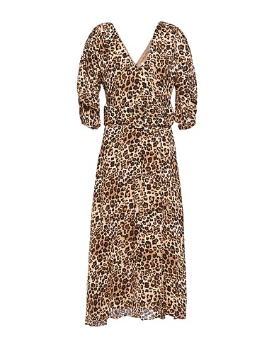 NICHOLAS Midi dress Beige 100% Silk