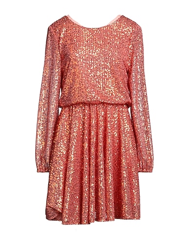 REBEL QUEEN by LIU •JO Short dress Rose gold 100% Polyester