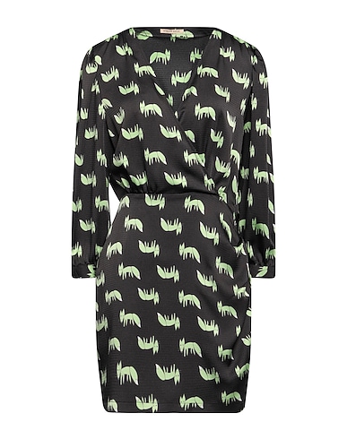 STELLA NOVA Short dress Black 100% Recycled polyester