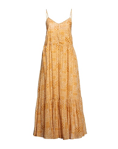 FRIDA ZAZOU Long dress Marigold 70% Cotton, 30% Silk
