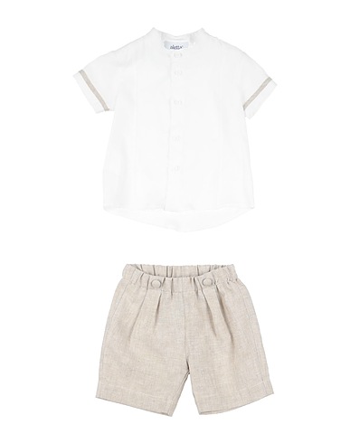 ALETTA Baby co-ord  White 100% Linen