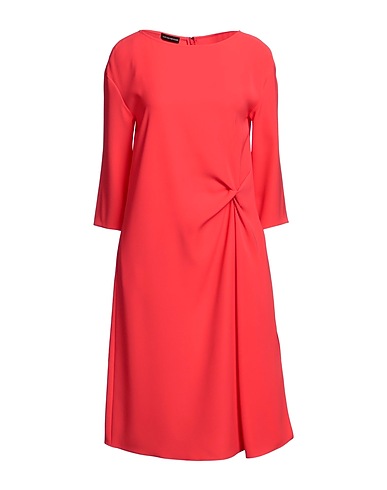 EMPORIO ARMANI Midi dress Red 100% Polyester