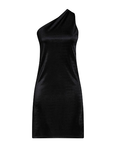 KAOS JEANS One-shoulder dress Black 100% Polyester