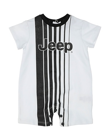 JEEP Tutina Baby  Bianco 95% Cotone, 5% Elastan