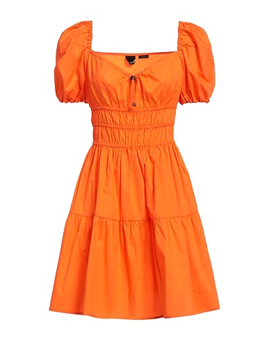 PINKO Short dress Orange 100% Cotton