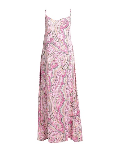 KAOS JEANS Long dress Pink 100% Viscose
