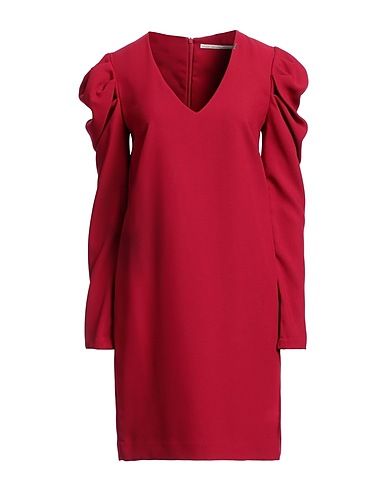 GAUDÌ Vestito corto Rosso 100% Poliestere, Acetato, Viscosa