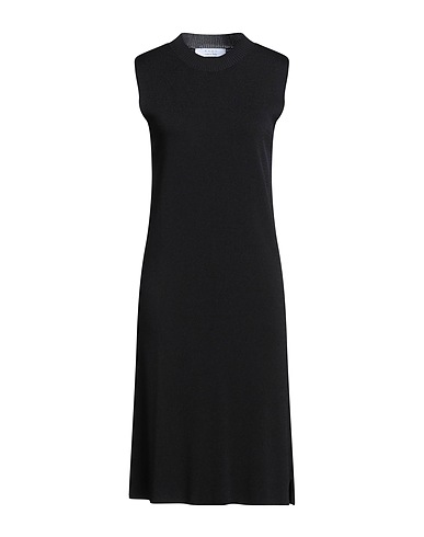KAOS Short dress Black 65% Viscose, 35% Polyamide