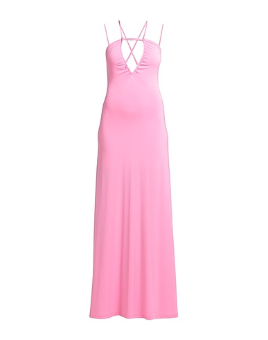 CIRCUS HOTEL Long dress Pink 72% Viscose, 22% Polyester, 6% Elastane