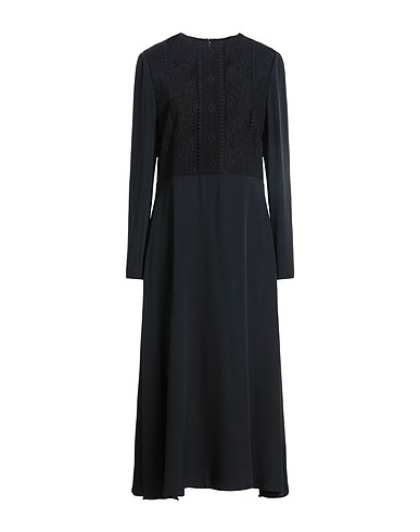 VALENTINO GARAVANI Midi dress Black 100% Silk, Polyamide, Viscose