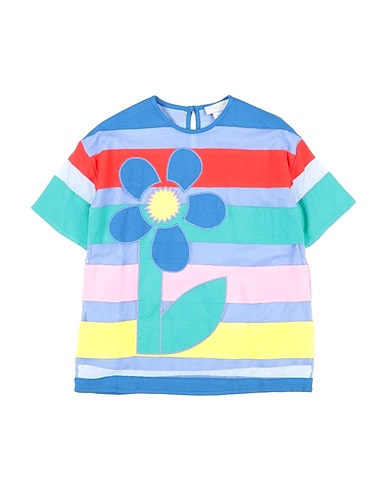 STELLA McCARTNEY KIDS Top Blue 100% Polyester, Viscose