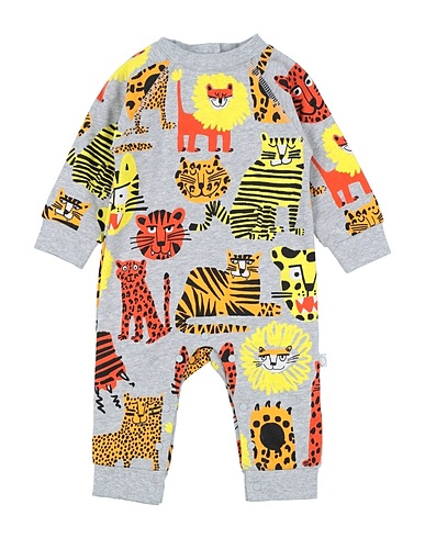 STELLA McCARTNEY KIDS Romper Grey 100% Cotton, Elastane