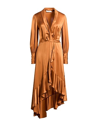 ZIMMERMANN Short dress Camel 100% Silk