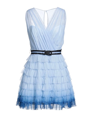 ERMANNO FIRENZE Short dress Sky blue 100% Polyamide