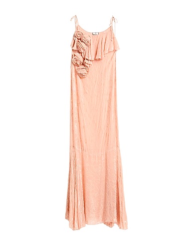 ELISABETTA FRANCHI Long dress RED CARPET	 Blush 82% Viscose, 18% Silk