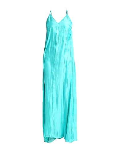 JUCCA Long dress Turquoise 100% Polyester