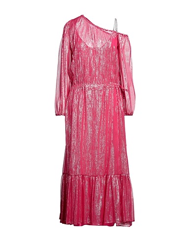 SFIZIO STUDIO Long dress Garnet 79% Silk, 21% Metal