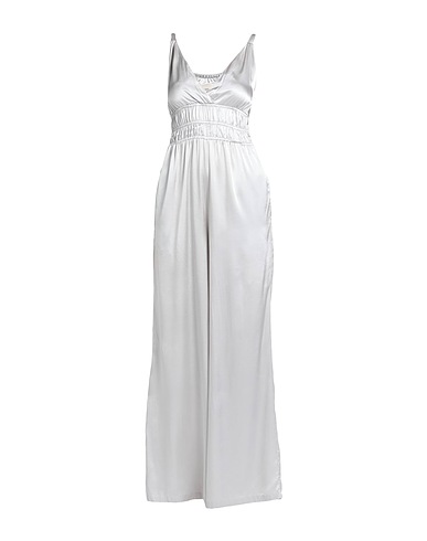 SEMICOUTURE Jumpsuits and Overalls Light grey 96% Silk, 4% Elastane