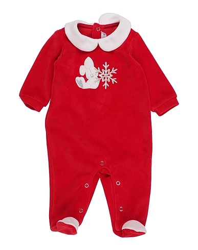 BEBEBO' Baby jumpsuit  Red 80% Cotton, 20% Polyethylene, Elastane