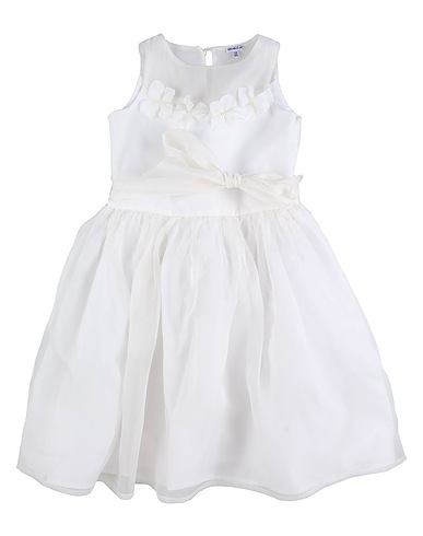 PICCOLA LUDO Dress White 100% Silk
