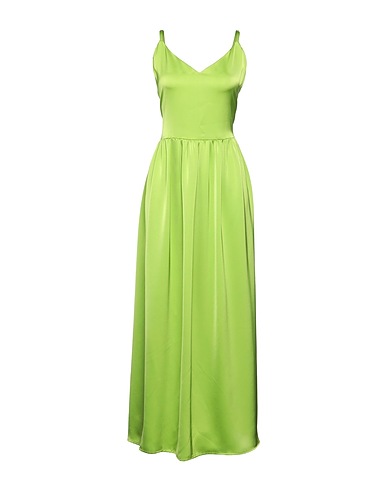 KARTIKA Langes Kleid Limettengrün 100% Polyester