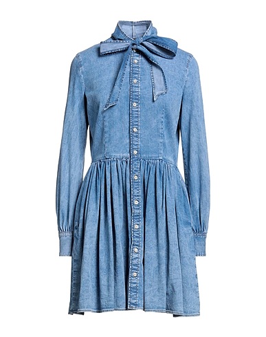 DSQUARED2 Vestito chemisier Blu 98% Cotone, 2% Elastan