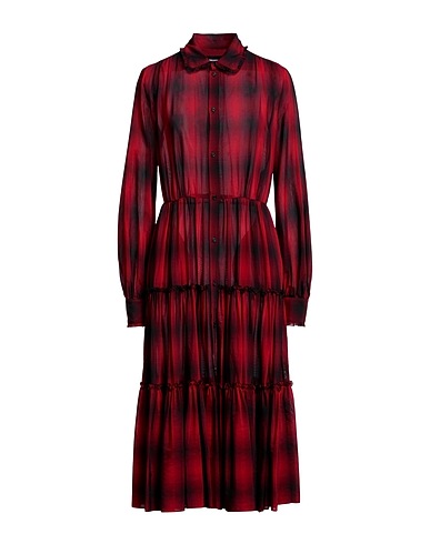 DSQUARED2 Midi dress Red 62% Acetate, 38% Cotton