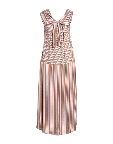 RUE•8ISQUIT Langes Kleid Rosa 57% Acetat, 42% Viskose, 1% Polyester