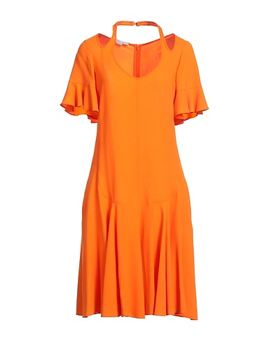 STELLA McCARTNEY Vestito estivo Arancione 100% Viscosa