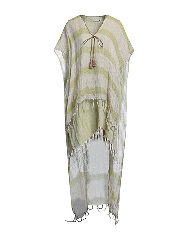 DASSIOS Short dress Beige 100% Linen