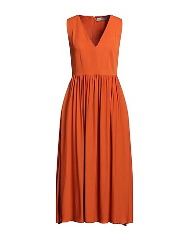TRUSSARDI Vestito midi Ruggine 100% Viscosa