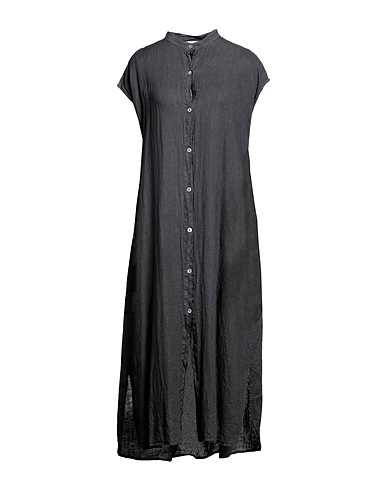 CROSSLEY Midi dress Charcoal 100% Linen