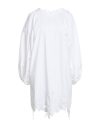 BLUGIRL Short dress White 100% Cotton